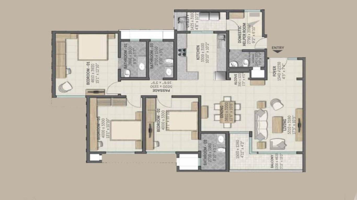 Sobha Royal Crest Banashankari-floor plan 3.jpg